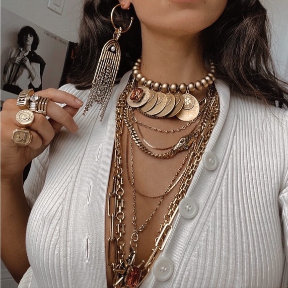 Hand Crafted Jewelry - Necklace set multi layered